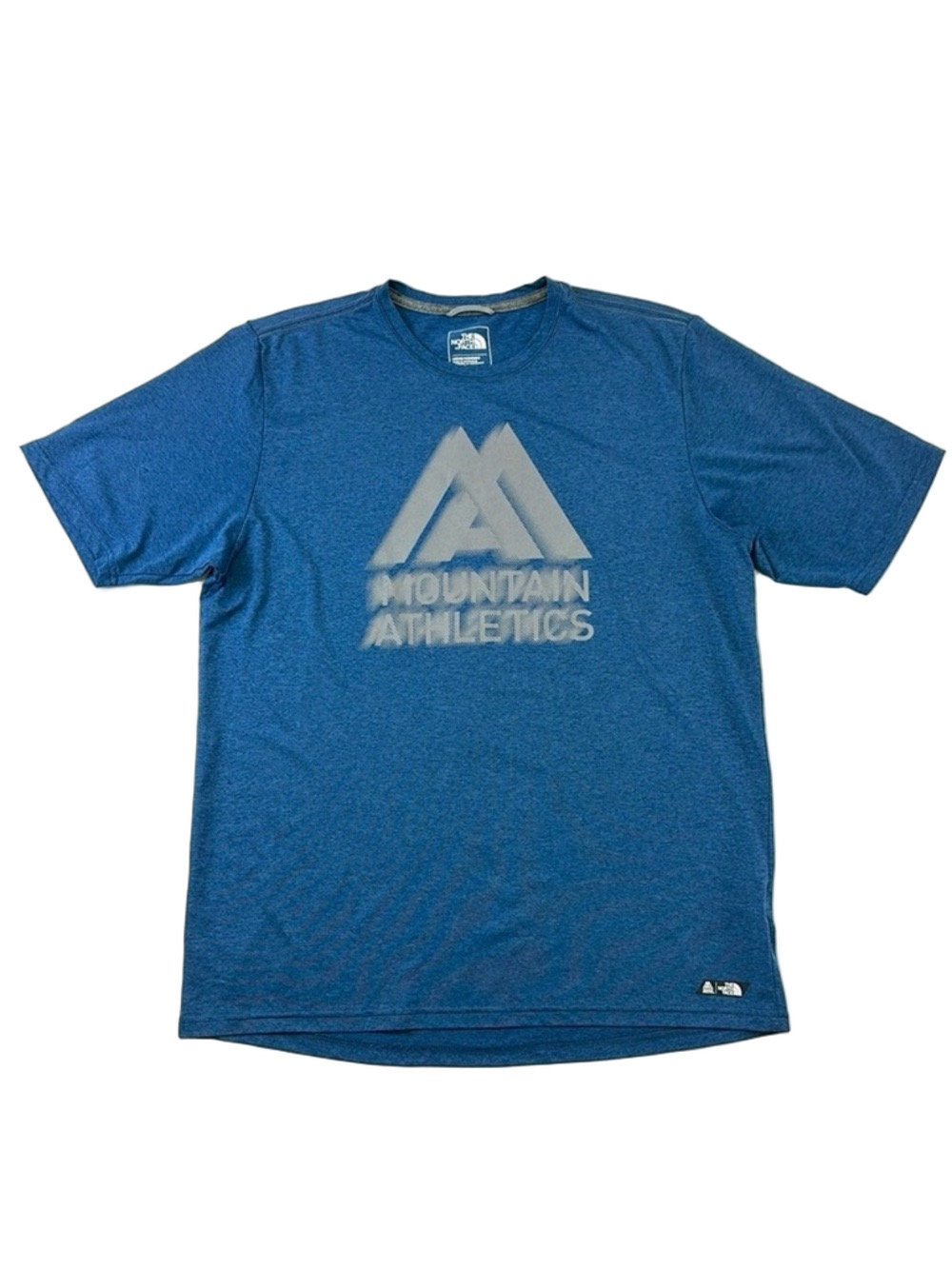The North Face mens blue tee short sleeve Medium
